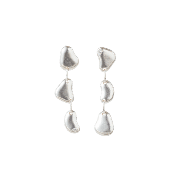 Water asymmetry earrings