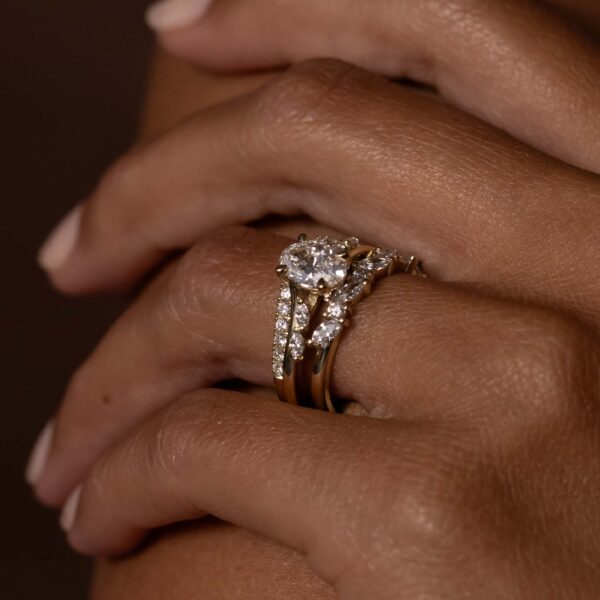 The Amira Ring - Oval with Marquise Accents - Image 2