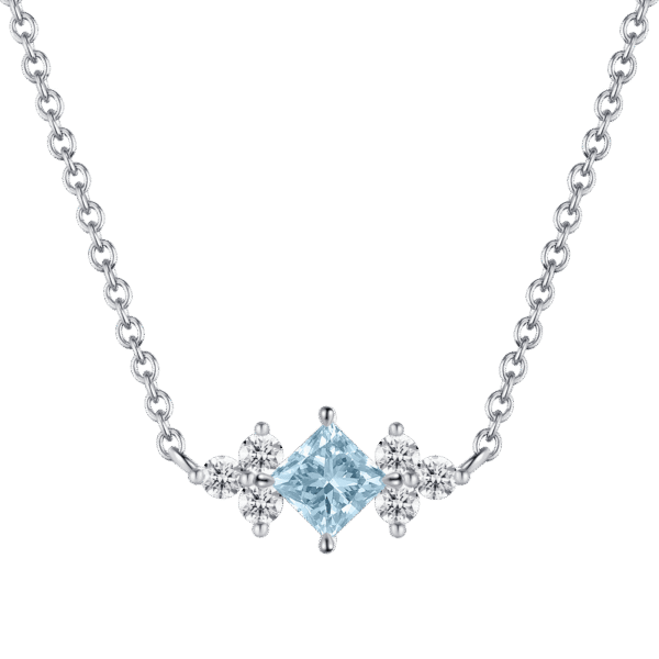 Princess blue joy necklace