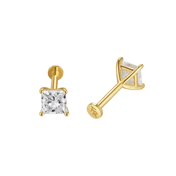 Princess flatback earrings - Image 2