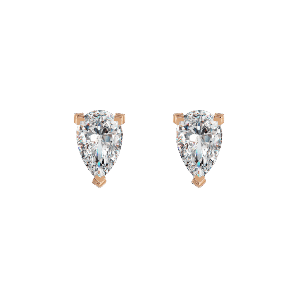 Mars solitaire earrings 0.4ct