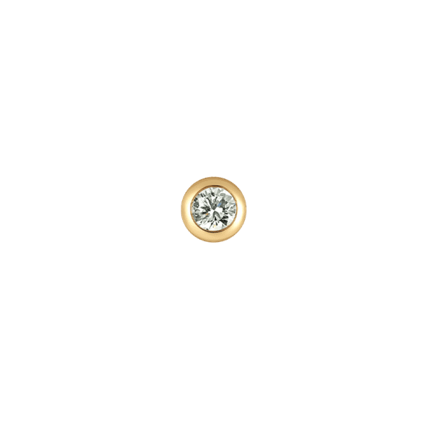 Bezel earrings 0.2ct - Image 6
