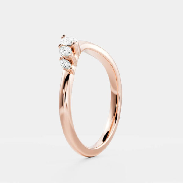 The Eve Ring - Curved Marquise Ceremonial Ring - Image 9
