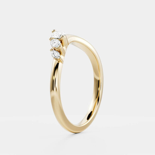 The Eve Ring - Curved Marquise Ceremonial Ring - Image 7