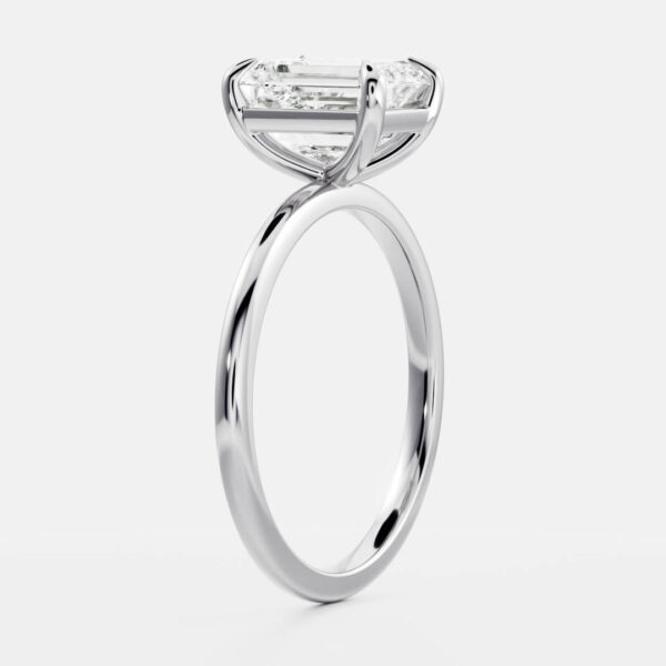 The Audrey Ring - Emerald Solitaire - Image 10