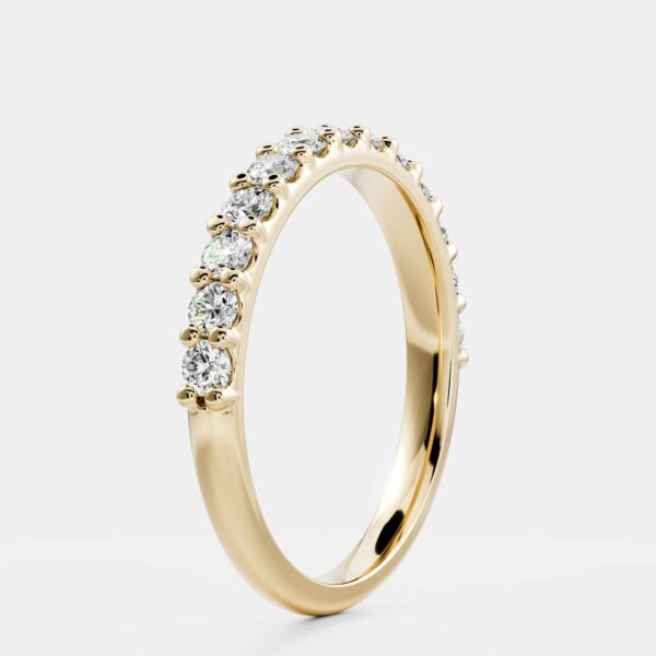 The Skylar Ring - Large Pavé Band - Image 7