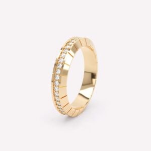 Eternity Engraved 4mm Diamond Ring