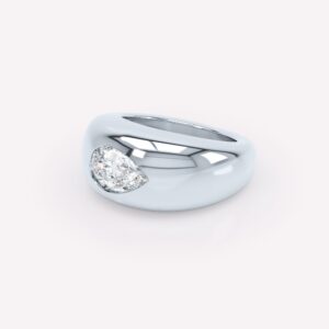 Curve Diamond Ring