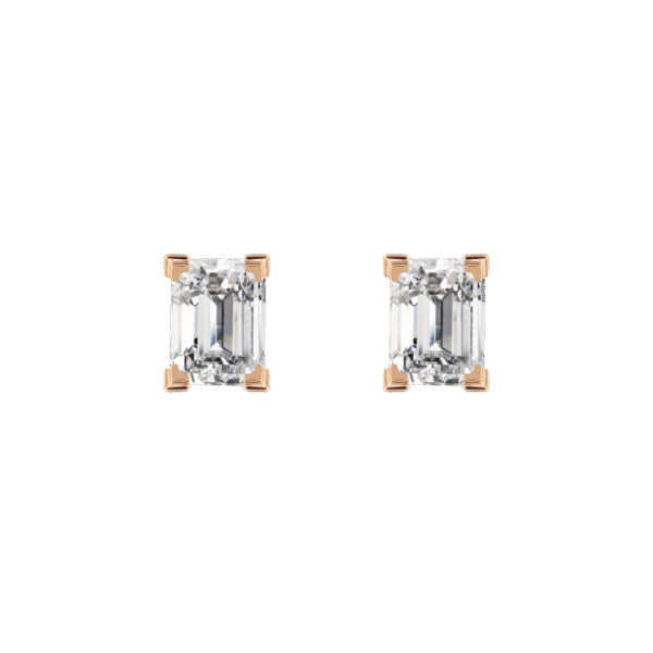 Jupiter solitaire earrings 0.4ct