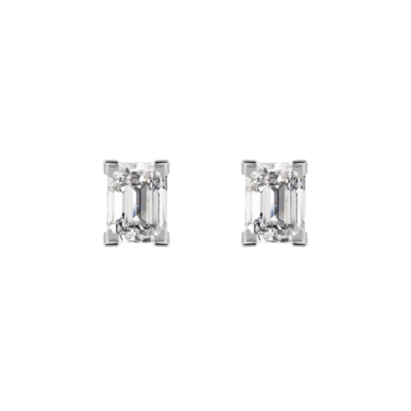 Jupiter solitaire earrings 0.4ct - Image 3