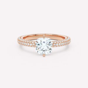 LOEV Pavé Solitaire Ring