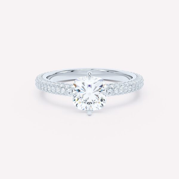 LOEV Pavé Solitaire Ring