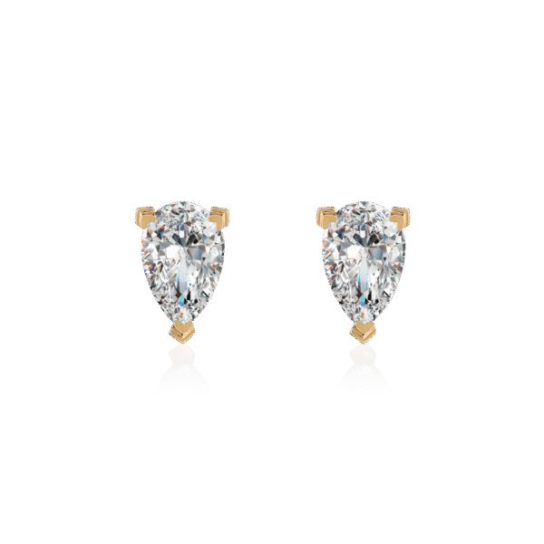 Mars solitaire earrings 0.4ct - Image 4