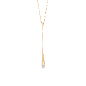 Meteor adjustable lariat necklace
