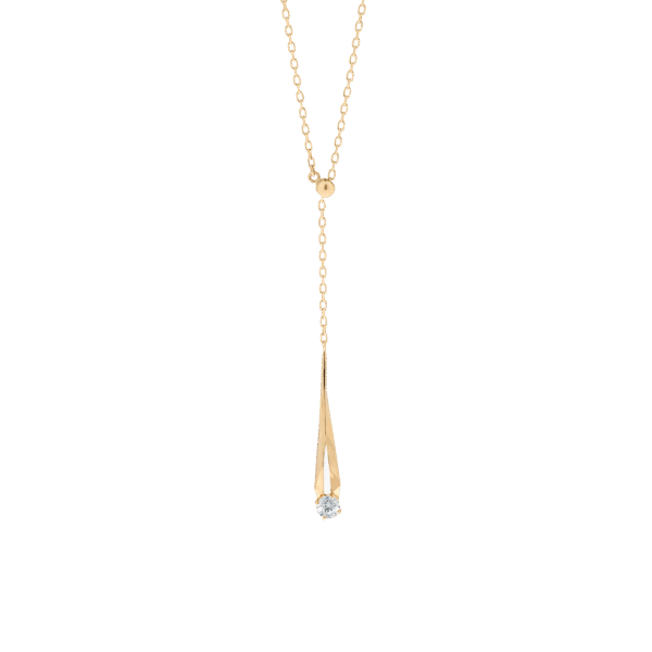 Meteor adjustable lariat necklace