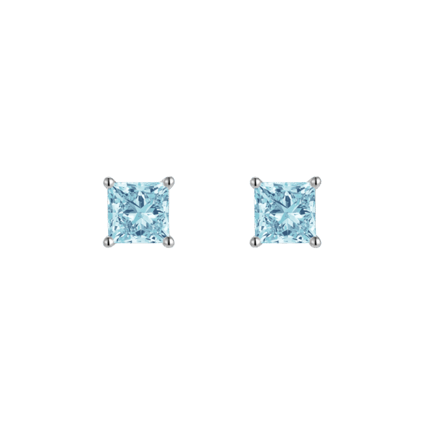 Princess flatback earrings