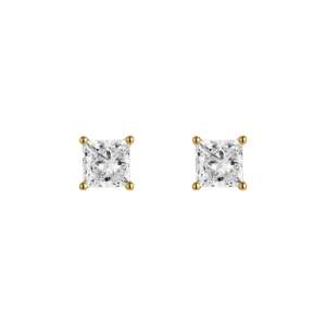 Princess flatback earrings