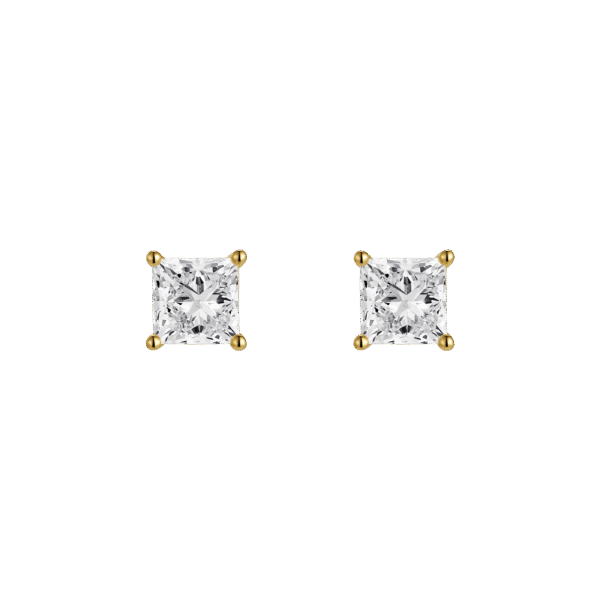 Princess flatback earrings