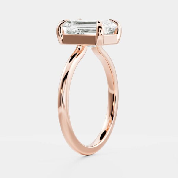 The Audrey Ring - Emerald Solitaire - Image 14