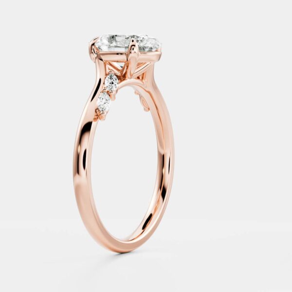 The Amira Ring - Oval with Marquise Accents - Image 10