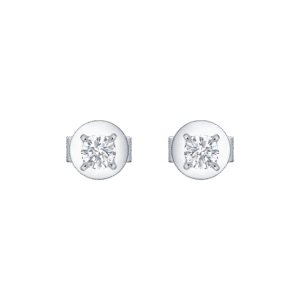 Round solitaire studs