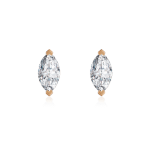 Saturn solitaire earrings 0.4ct