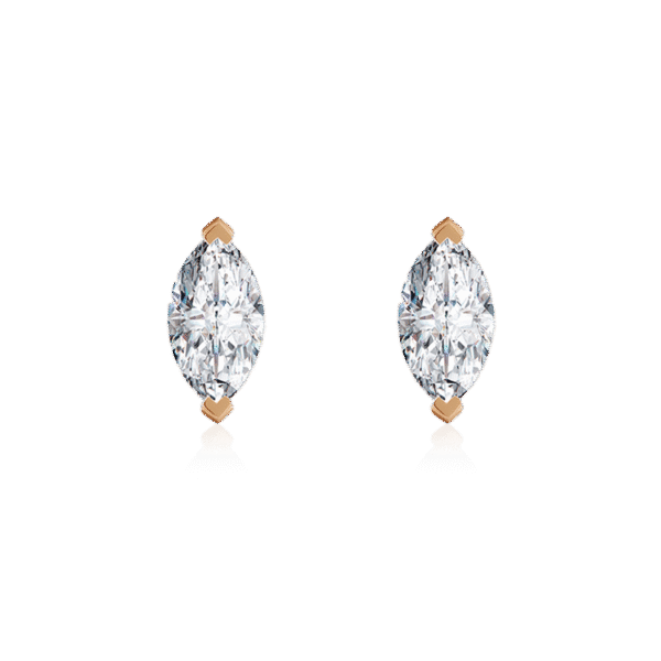 Saturn solitaire earrings 0.4ct