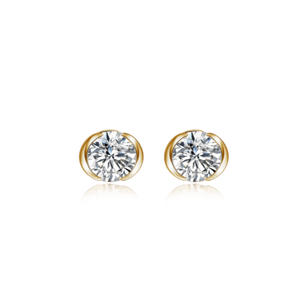 Crystal wish silver earrings - Image 4