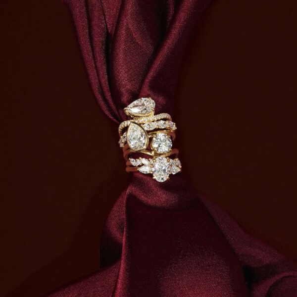 The Florence Ring - Oval and Pear Trilogy - Image 3