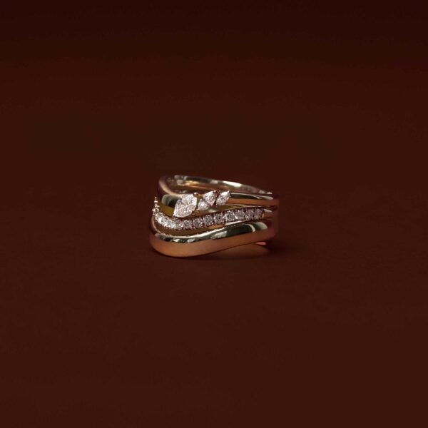 The Eve Ring - Curved Marquise Ceremonial Ring - Image 4