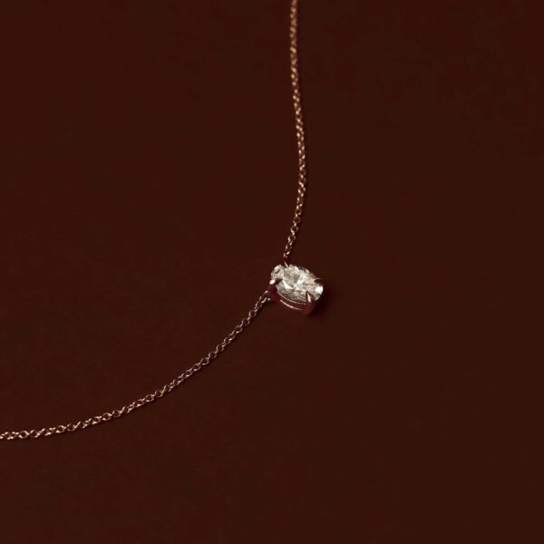 The Iris Necklace - Oval Pendant - Image 3