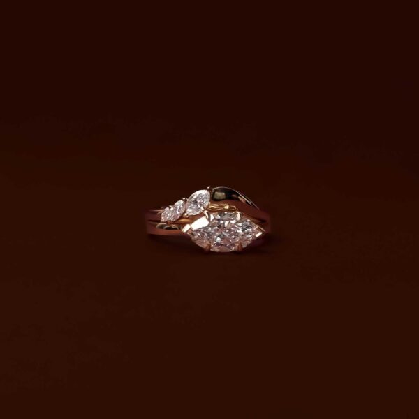 The Eve Ring - Curved Marquise Ceremonial Ring - Image 2