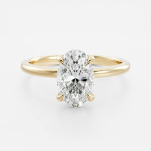 The Luise Ring - Oval Solitaire