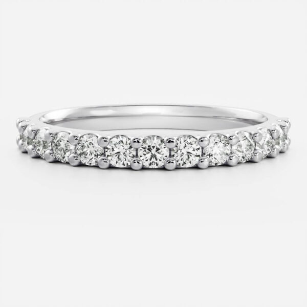 The Skylar Ring - Large Pavé Band - Image 5