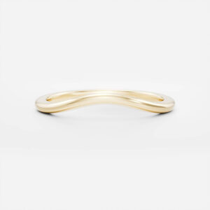 The Classic Curved Ring - Plain Wedding Band