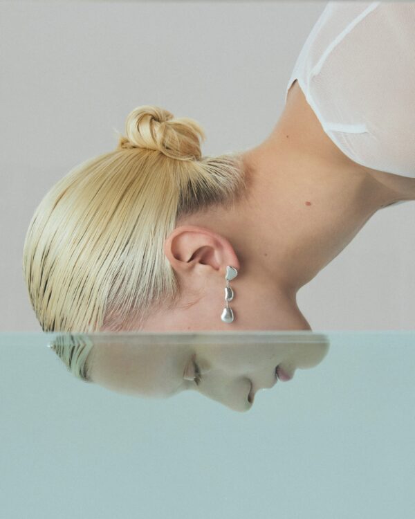 Water asymmetry earrings - Image 6