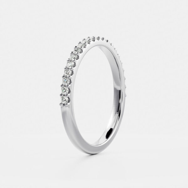 The Ava Ring  - Pavé Wedding Band - Image 9
