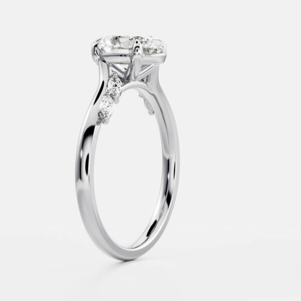The Amira Ring - Oval with Marquise Accents - Image 9