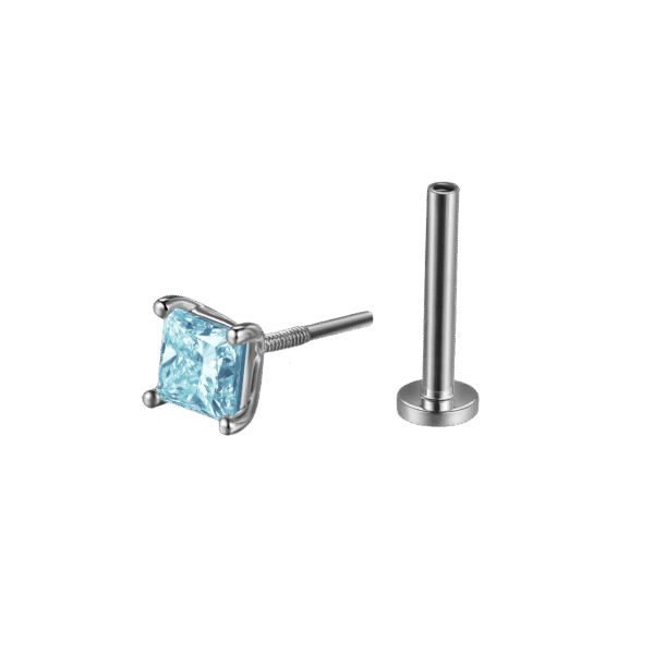 Princess flatback earrings - Image 5