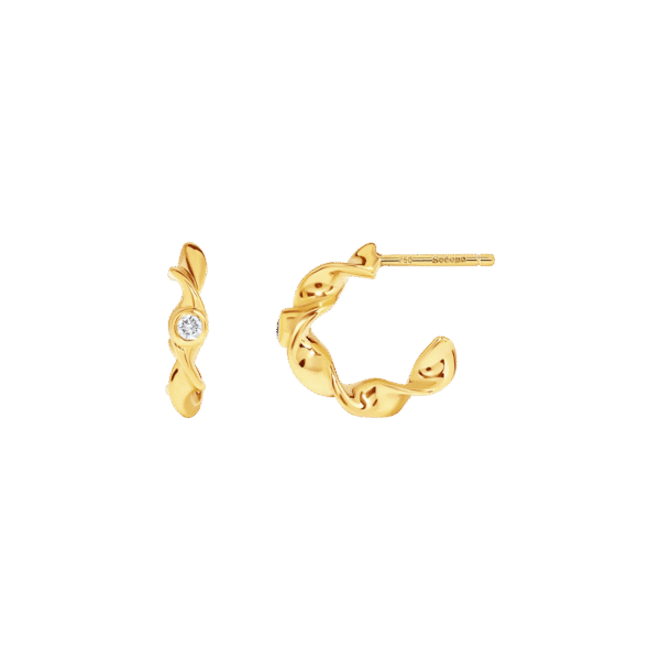 Ceiba open hoop earrings