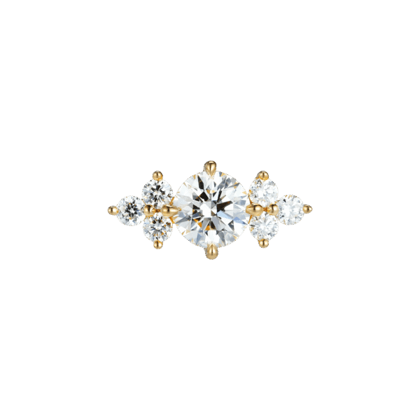 Round brilliant joy earrings - Image 2