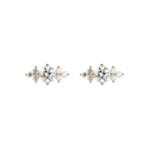 Round brilliant joy earrings