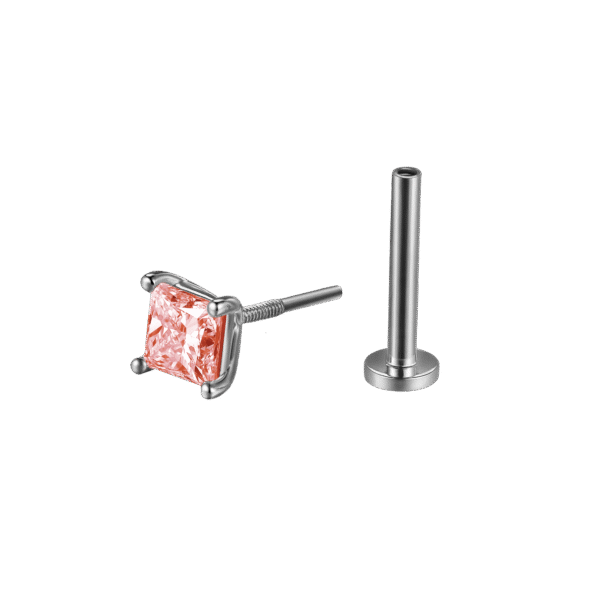 Princess flatback earrings - Image 4