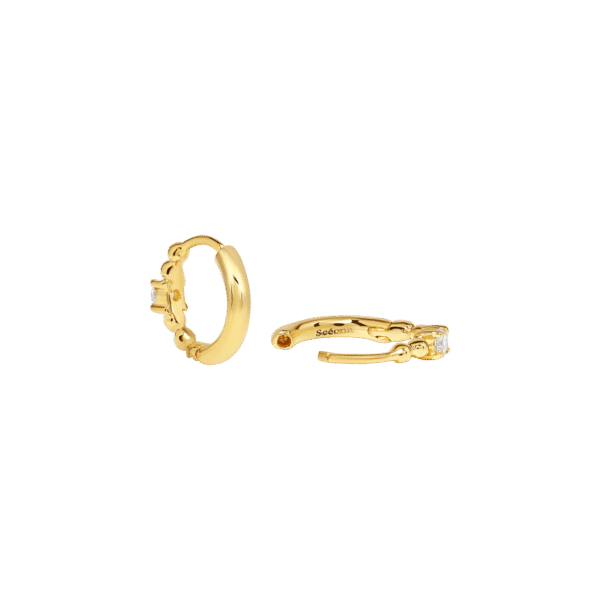Roucou hoop earrings - Image 3