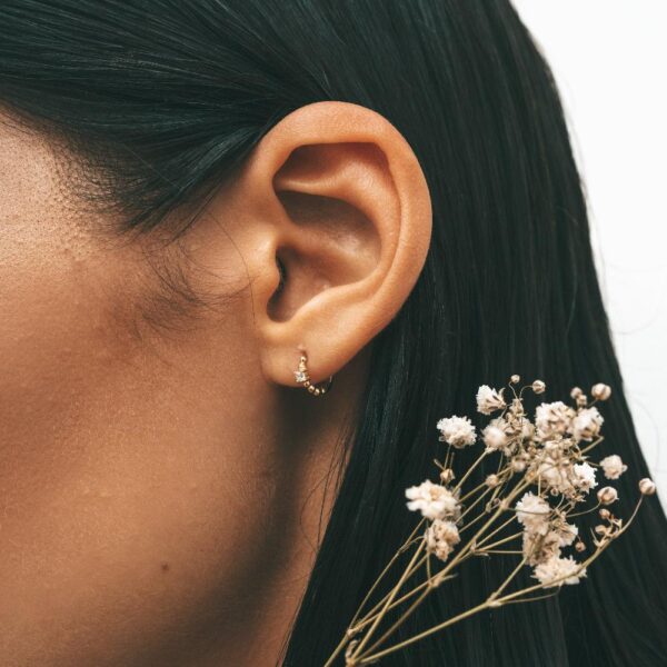 Roucou hoop earrings - Image 2