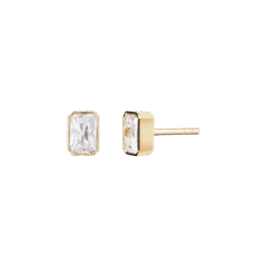 Thea solitaire earrings