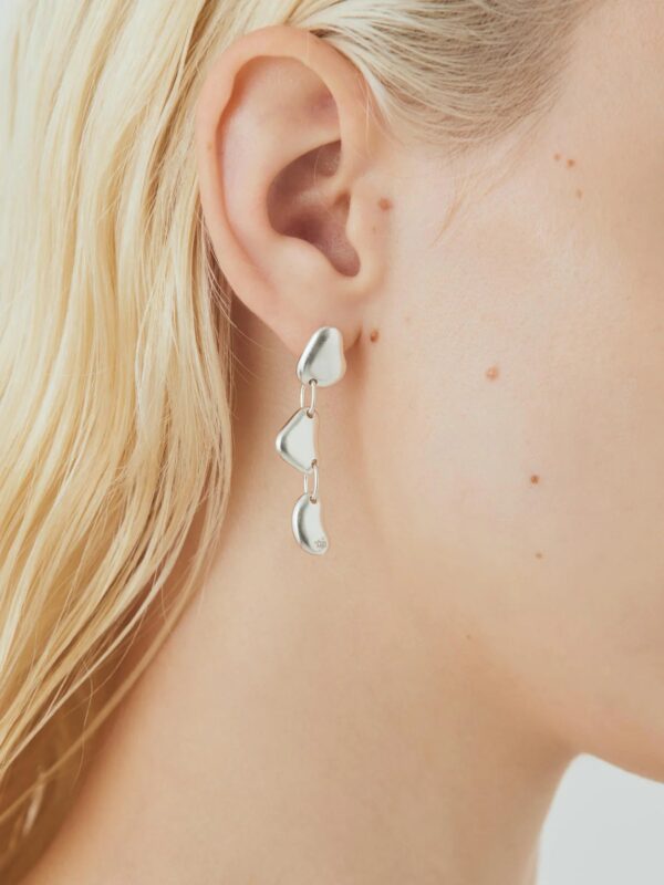 Water asymmetry earrings - Image 4