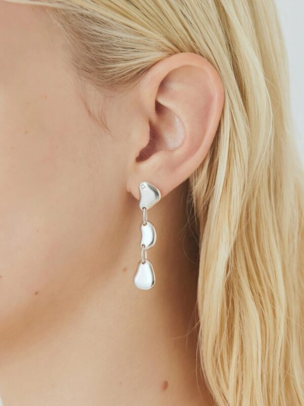 Water asymmetry earrings - Image 2