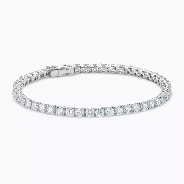 DB Classic Eternity Line Round Brilliant Diamond Bracelet