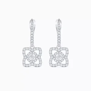 Enchanted Lotus Sleepers in White Gold